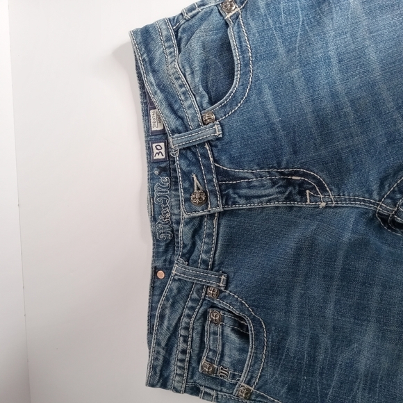 MISS‎ ME WOMEN'S BLUE JEANS SIZE 30 WAIST MEASURES 15.5" ACROSS VGC - Picture 3 of 9